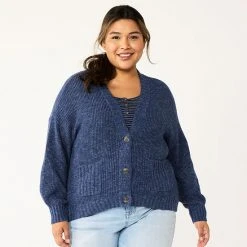 Plus Size Sonoma Goods For Life® Casual Cardigan Khaki -Sonoma Goods For Life Shop unnamed file 9064