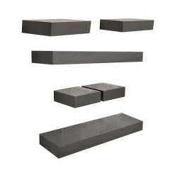 Sonoma Goods For Life® Black Finish Ledge Shelf Wall Decor 6-piece Set