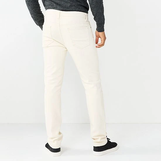 Men's Sonoma Goods For Life® Slim-Fit Whiskered Jeans Medium Wash Rip Repair 4 Men's Sonoma Goods For Life® Slim-Fit Whiskered Jeans Medium Wash Rip Repair - Image 2