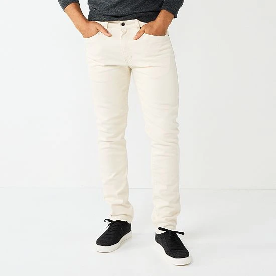 Men's Sonoma Goods For Life® Slim-Fit Whiskered Jeans Medium Wash Rip Repair 16 Men's Sonoma Goods For Life® Slim-Fit Whiskered Jeans Medium Wash Rip Repair - Image 14