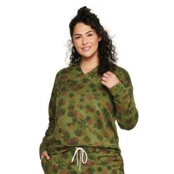 Petite Plus Size Sonoma Goods For Life® Fleece Hoodie Sweatshirt Camo Floral -Sonoma Goods For Life Shop unnamed file 9168