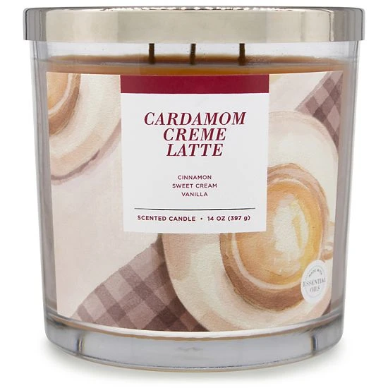 Sonoma Goods For Life® Cardamom Creme Latte 14-oz. Candle Jar 3 Sonoma Goods For Life® Cardamom Creme Latte 14-oz. Candle Jar