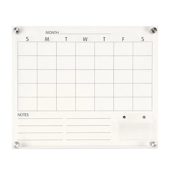 Sonoma Goods For Life® Acrylic Month Calendar With Small Shelf 3 Sonoma Goods For Life® Acrylic Month Calendar With Small Shelf