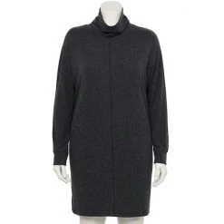 Plus Size Sonoma Goods For Life® Cowlneck Dolman Sleeve Dress Plum