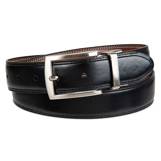 Sonoma Goods For Life® Feather-Edge Stitched Reversible Belt - Men Brown Black Reversible 4 Sonoma Goods For Life® Feather-Edge Stitched Reversible Belt - Men Brown Black Reversible - Image 2