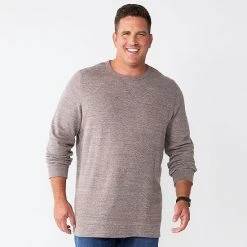 Big & Tall Sonoma Goods For Life® Modern-Fit Thermal Crewneck Pullover Dark Blue -Sonoma Goods For Life Shop unnamed file 950