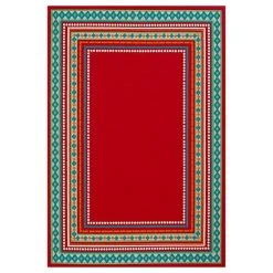 Sonoma Goods For Life® Framed Border Indoor Outdoor Rug Red