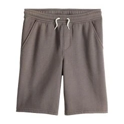 Kids 8-20 Sonoma Goods For Life® Supersoft Fleece Shorts In Regular & Husky Gray