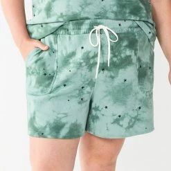 Plus Size Sonoma Goods For Life® Drawstring Fleece Shorts Blue Cloud Dye -Sonoma Goods For Life Shop unnamed file 9594