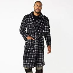 Men's Sonoma Goods For Life® Plush Robe Carbon Copy -Sonoma Goods For Life Shop unnamed file 974