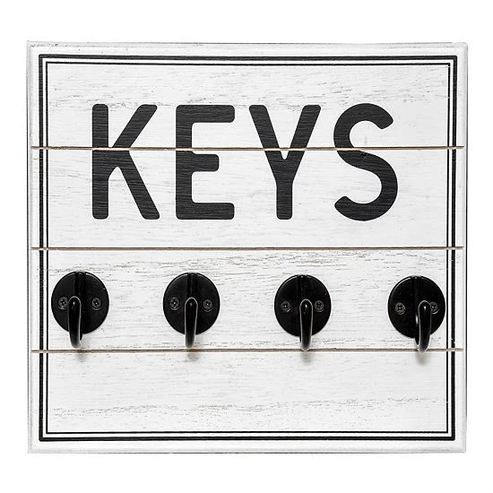 Sonoma Goods For Life® Keys 4-Hook Wall Decor 3 Sonoma Goods For Life® Keys 4-Hook Wall Decor