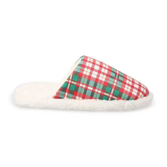 Sonoma Goods For Life Men's Jammies For Your Families® Plaid Scuff Slippers 4 Sonoma Goods For Life Men's Jammies For Your Families® Plaid Scuff Slippers - Image 2