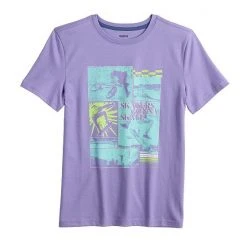 Kids 8-20 Sonoma Goods For Life® Everday Graphic Tee In Regular & Husky Mountain Bike Red