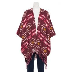 Women's Sonoma Goods For Life® Ikat Geo Print Topper Brown -Sonoma Goods For Life Shop unnamed file 9942