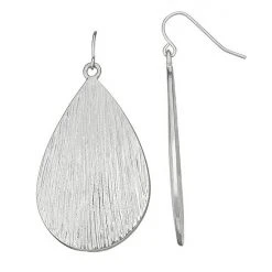 Sonoma Goods For Life® Textured Teardrop Drop Earrings Silver Tone -Sonoma Goods For Life Shop unnamed file 9972